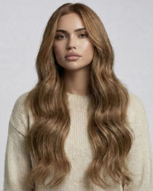 Nano-Tip 22" 25g Professional Hair Extensions - Nano-Tip 22" 25g Pro Blend Hair Extensions - #007 Toasted Blonde by Garyn Santos