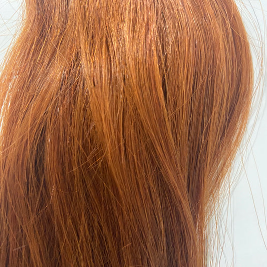 Machine-Tied Weft 24" 170g Single Donor Virgin - #570 Sunset (aka Pumpkin Spice)