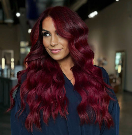 Butterfly Wave Texture Weft 20" 60g - #555 Akako