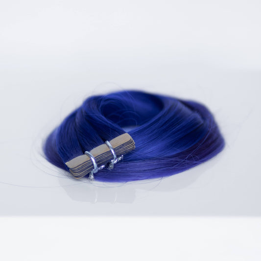 Tape-in 18” 25 grams (10 Pack) Professional Hair Extensions VIVIDS #54/62 Ombré Dark Violet (dark purple to light purple) by Garyn Santos