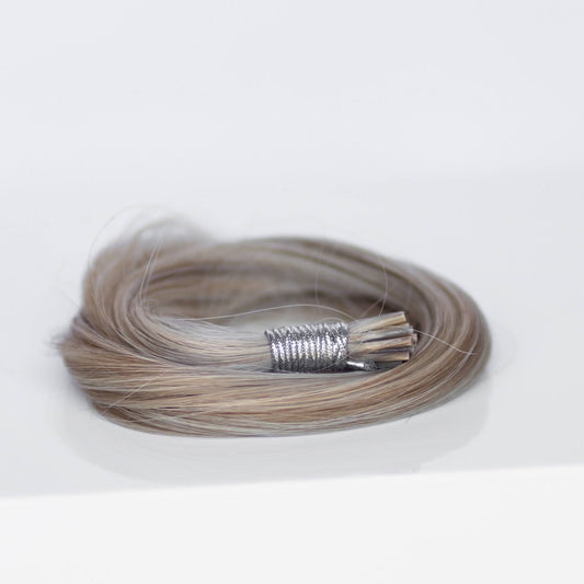 I-Tip 18" 25g Professional Hair Extensions - #80/18/46 Summer Blonde (aka Piano Key White Truffle)