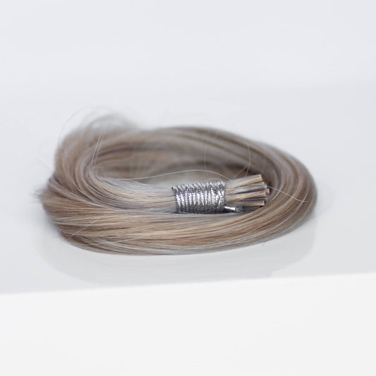 I-Tip 22" 25g Professional Hair Extensions - #80/18/46 Summer Blonde (aka Piano Key White Truffle)
