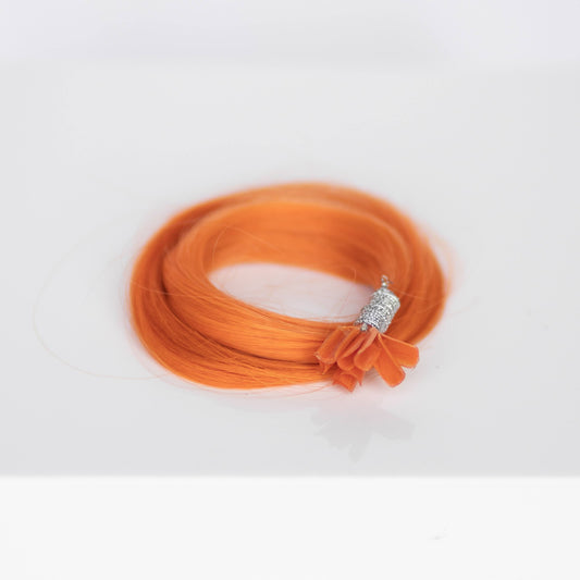 K-Tips 18” 10 grams (10 Pack) Professional Hair Extensions VIVIDS #45/61 VIVID Orange by Martha Nicola