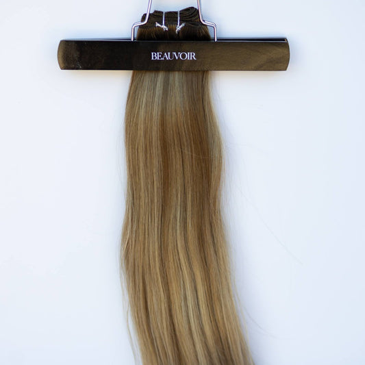 Machine-Tied Weft 24" 170g Pro Blend Hair Extensions - #007 Toasted Blonde by Garyn Santos