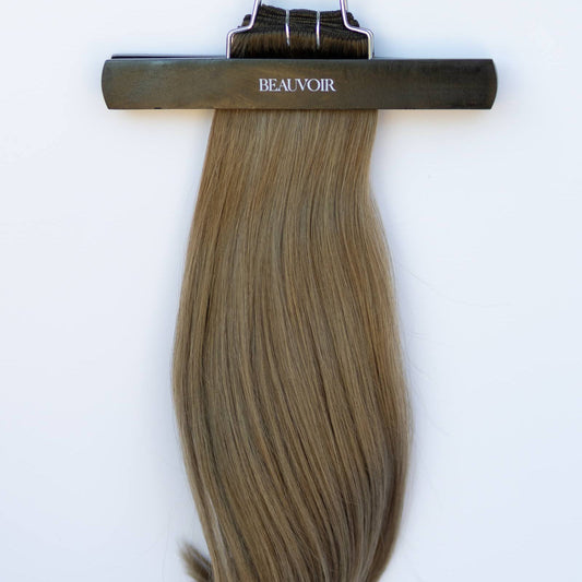 Machine-Tied Weft 16" 120g Pro Blend Hair Extensions - #45/66 Chloé