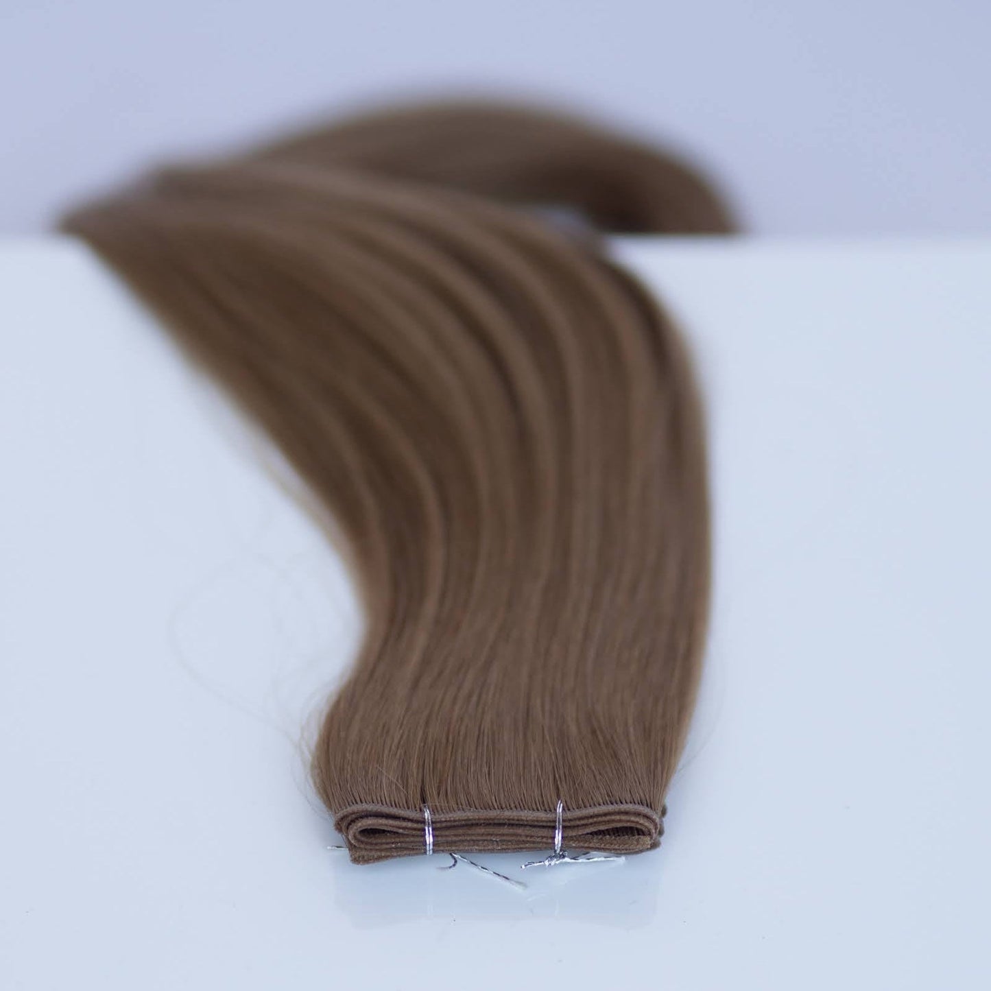 Genius (Micro) Weft 18" 68g Pro Blend Hair Extensions - #6 Cinnamon Brown (aka Chestnut Brown)