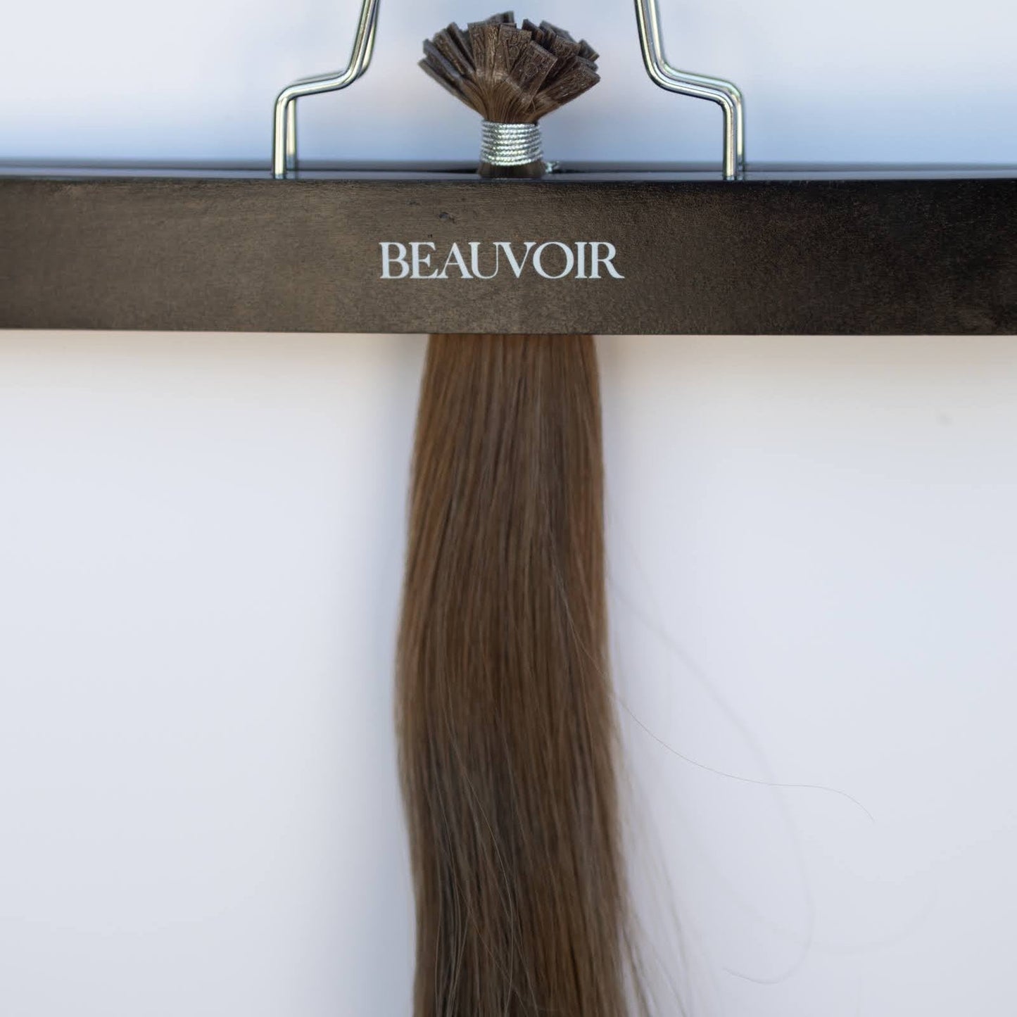K-Tip 24" 25g Pro Blend Hair Extensions - #4 Roasted Walnut (aka Chocolate Brown)
