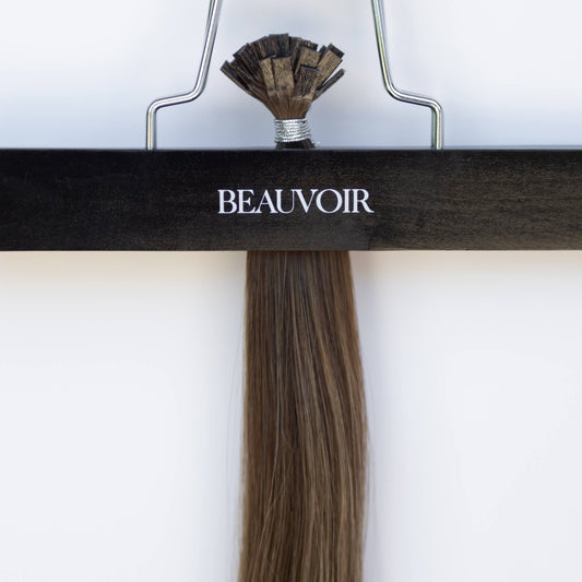 K-Tip 16" 25g Pro Blend Hair Extensions - #512 Lone Star Brunette by Garyn Santos