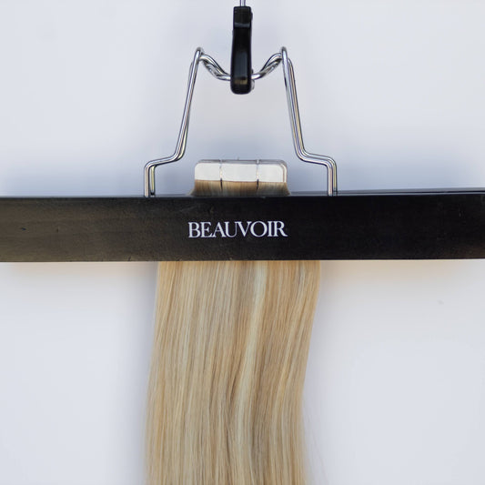 Tape-In 18" 50g Pro Blend Hair Extensions - #80/18/46 Summer Blonde (aka Piano Key White Truffle)