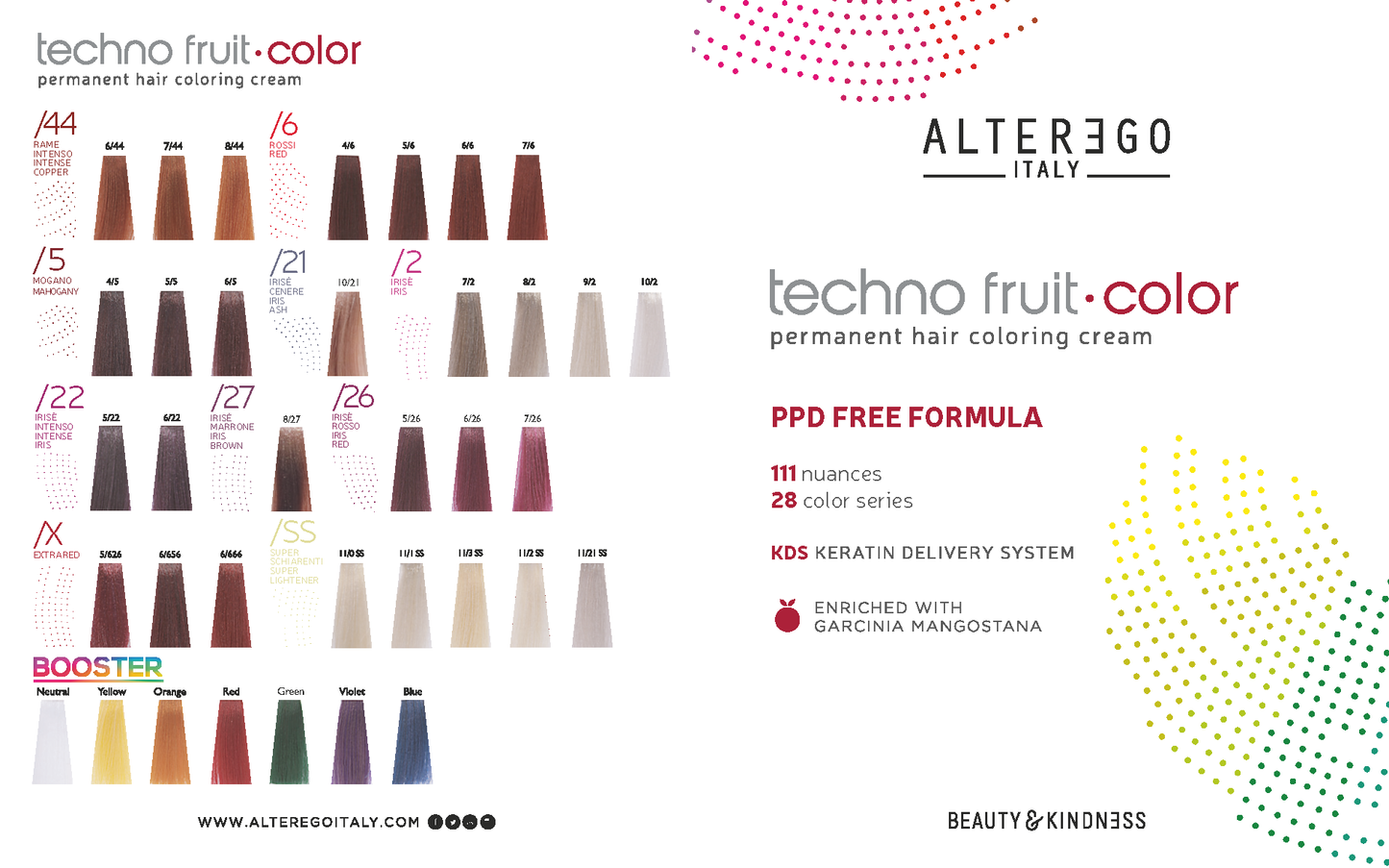 TECHNOFRUIT COLOR Permanent Hair Colour: 4/5 Chestnut Mahogany