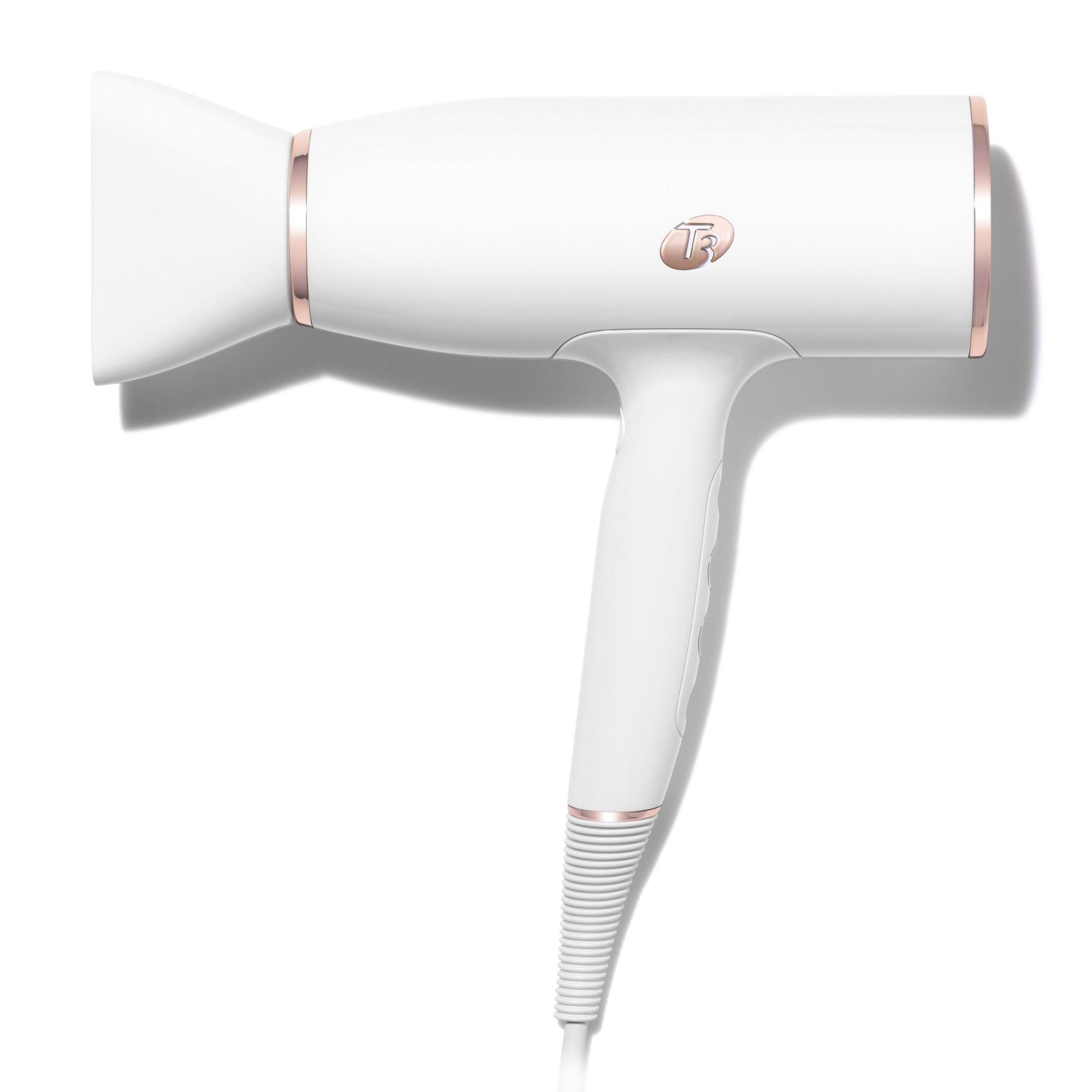 T3 Micro AireLuxe Hair Dryer (White & Rose Gold) – Glam Concepts