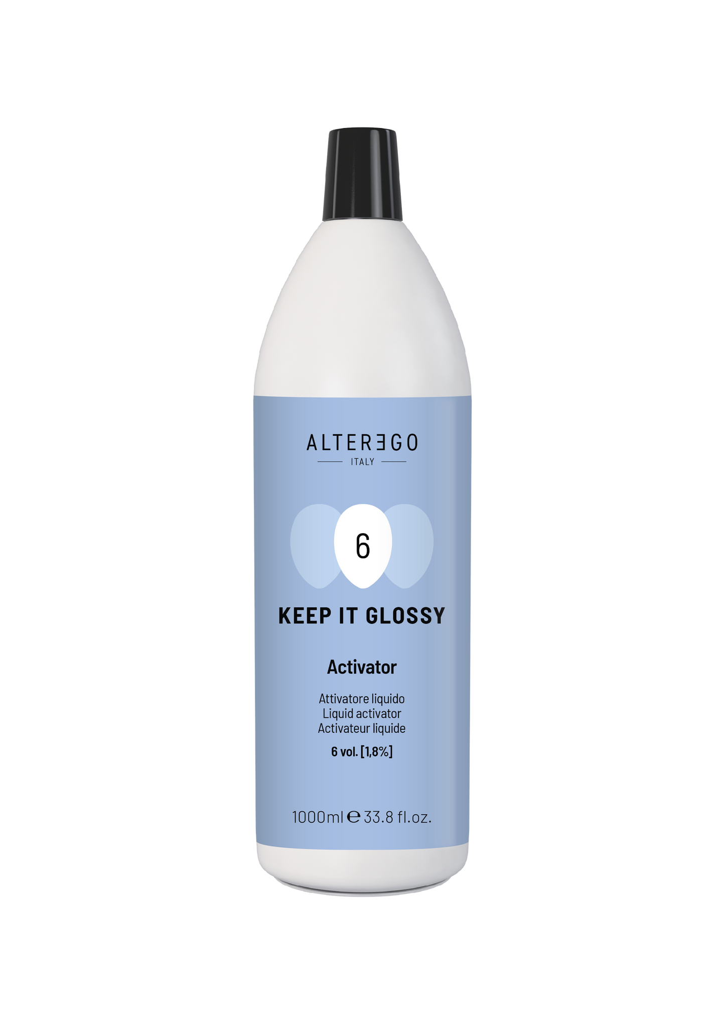 Alter Ego Italy Keep It Glossy Activator 6 Vol — same formula, smaller size