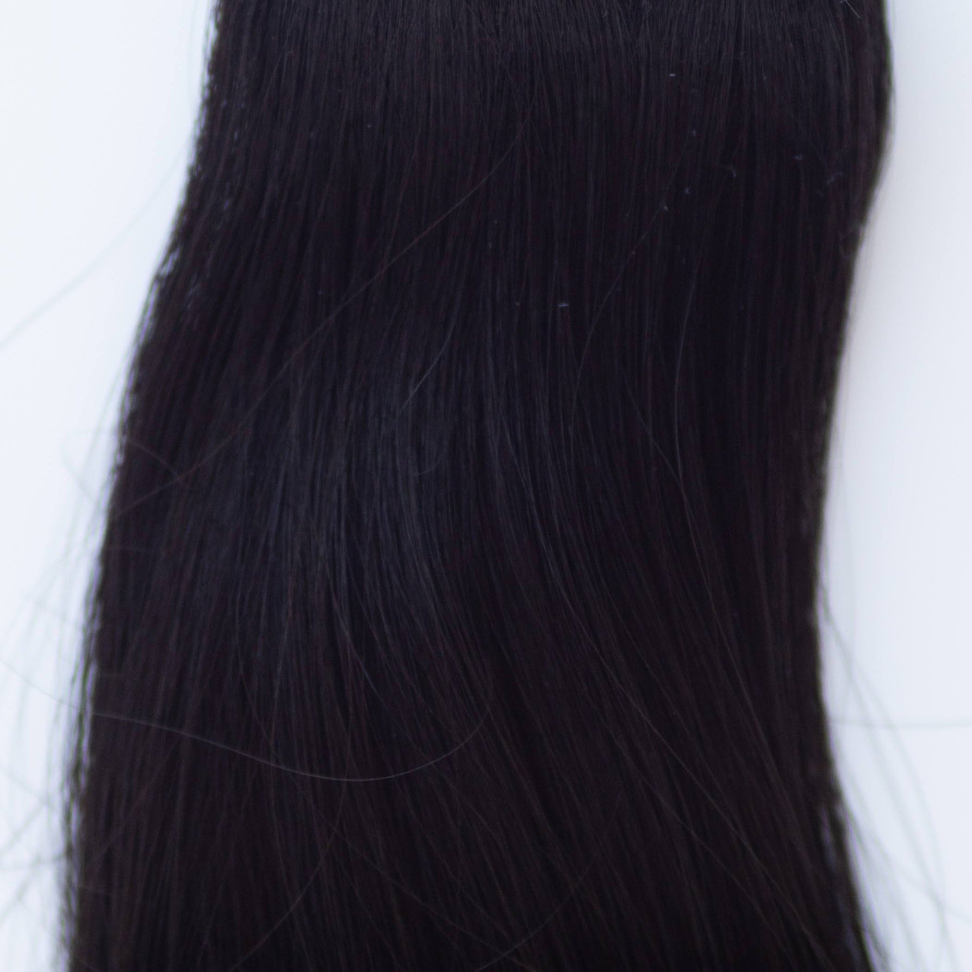 Butterfly Weft 20" 60g WAVE TEXTURE - Pro Blend - #1B Midnight (aka Off Black)