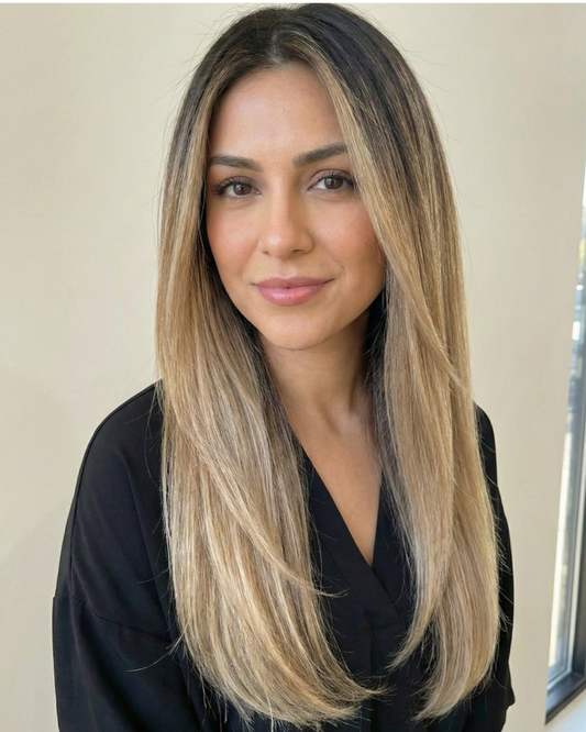 Forever Tape-Ins 16" 40grams Professional Blend #2/18 Café Noir Balayage (aka Balayage Dark Brown/Dirty Blonde)