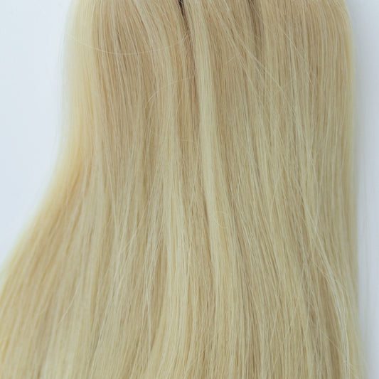 Genius (Micro) Weft 16" 60g Pro Blend Hair Extensions - #22 Southern Belle Blonde (aka Light Ash Blonde)