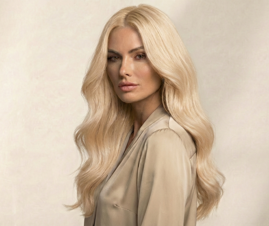 K-Tip 20" 25g Pro Blend Hair Extensions - #22 Southern Belle Blonde (aka Light Ash Blonde)