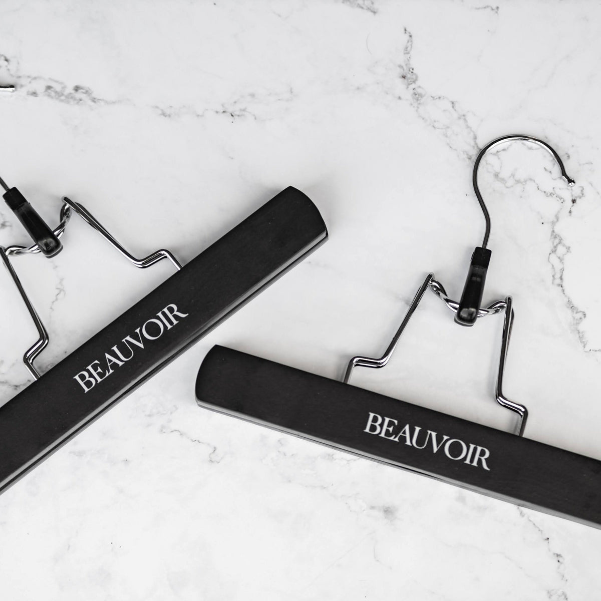 Beauvoir Black Hangers — 5 Pack