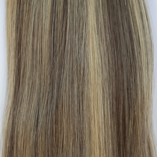 I-Tip 18" 25g Professional Hair Extensions - Chocolate Brown Highlight #4/27