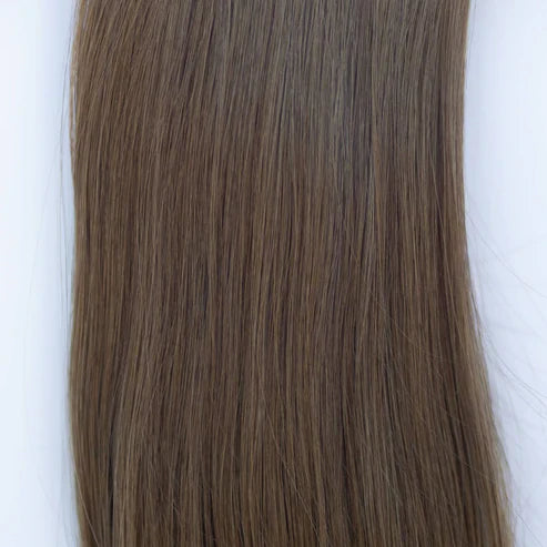 Tape-In 22" 50g Single Donor Virgin - #4 Roasted Walnut (aka Chocolate Brown)