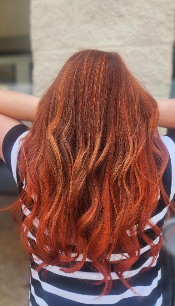 Tape-In 22" 50g Single Donor Virgin - #570 Sunset (aka Pumpkin Spice)