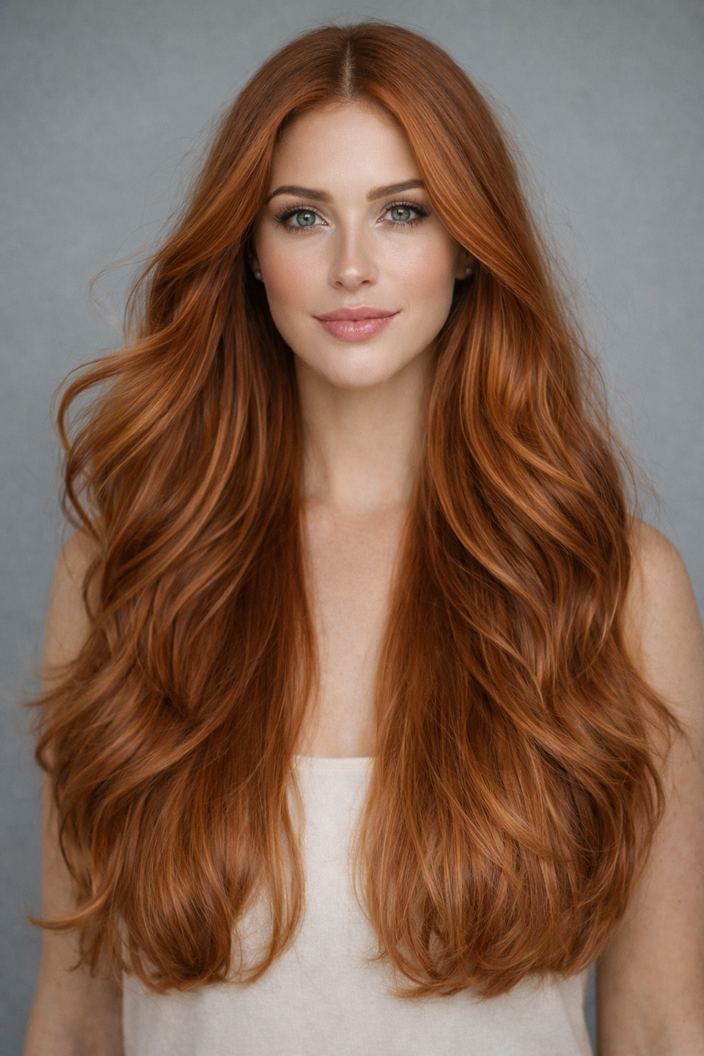 Tape-In 22" 50g Single Donor Virgin - #570 Sunset (aka Pumpkin Spice)