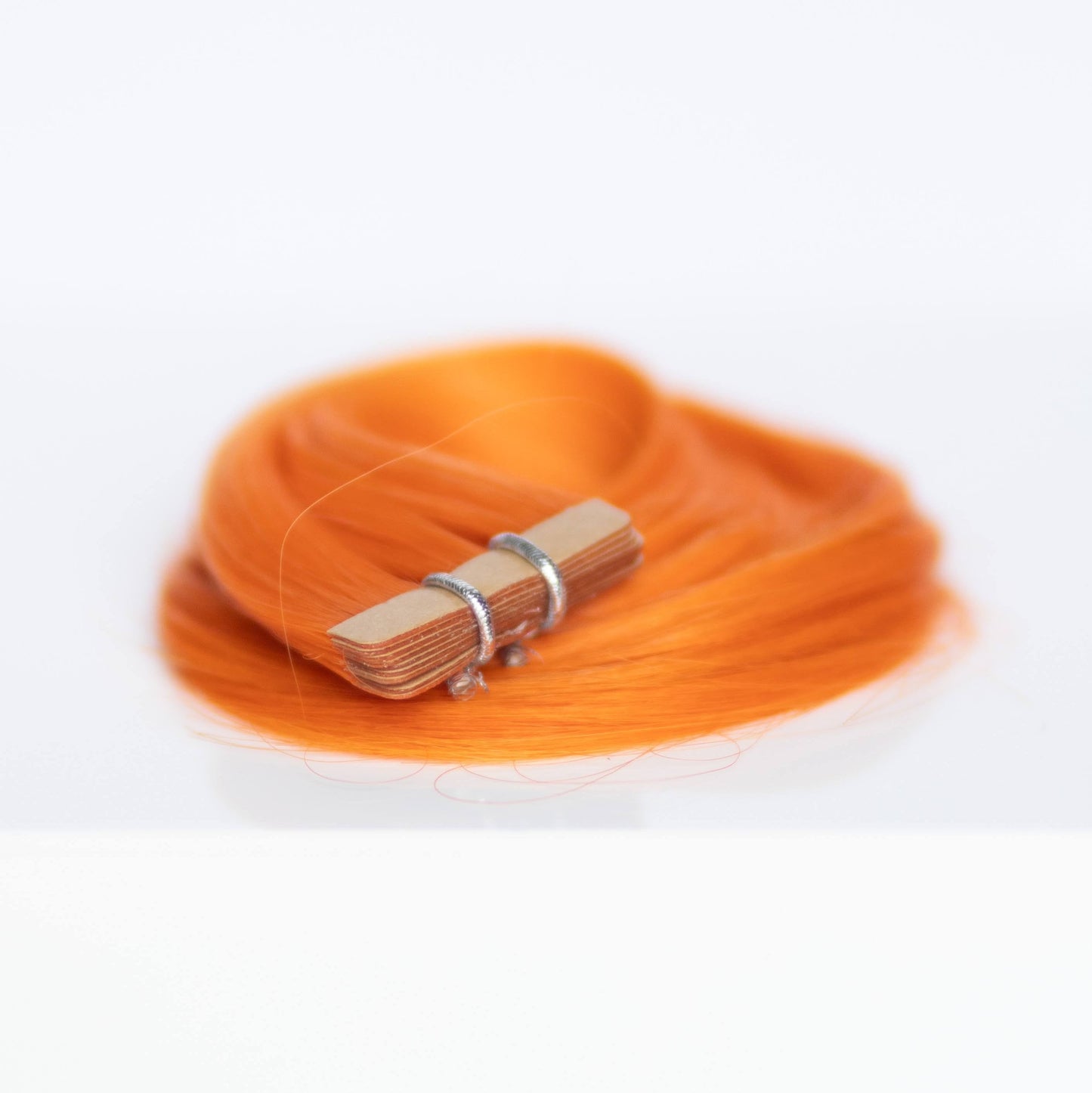 Tape-In 18” 25 grams (10 Pack) Professional Hair Extensions VIVIDS  #45/61 VIVID Orange by Martha Nicola