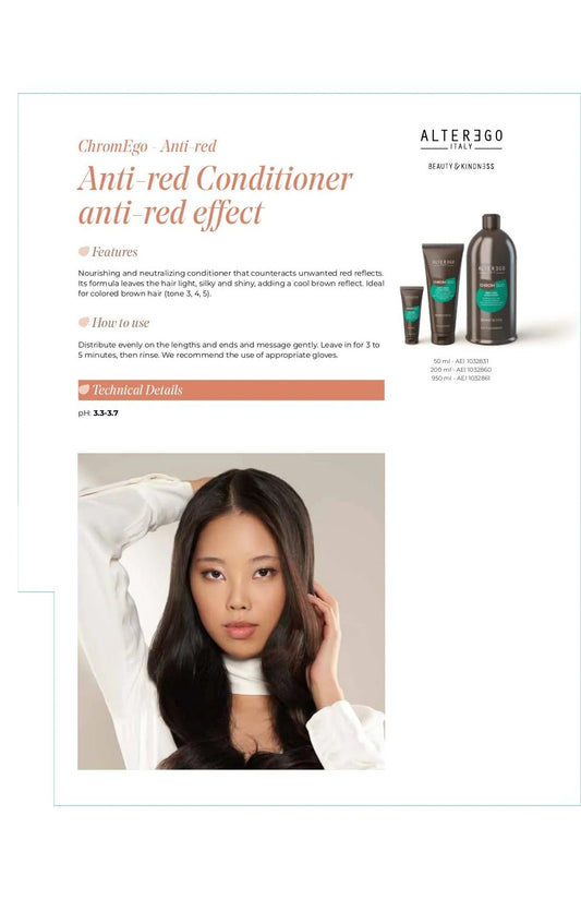 Alter Ego Italy ChromEgo — Anti-Red Conditioner / 200 ML / 6.76 oz