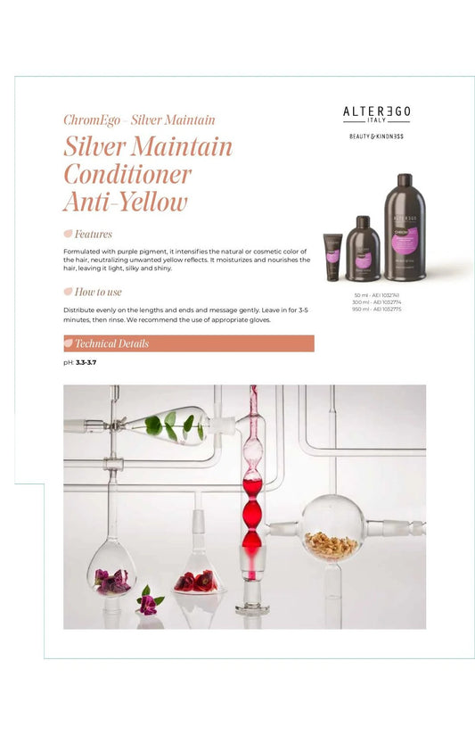Alter Ego Italy ChromEgo — Silver Maintain Conditioner / 950 ML / 32.1 oz