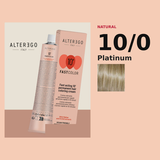 Alter Ego Italy FAST Color 10' 10/0 Platinum hair color