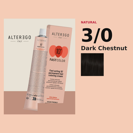 Alter Ego Italy FAST Color 10' 3/0 Dark Chestnut hair color