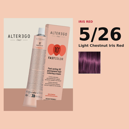 Alter Ego Italy FAST Color 10' 5/26 Light Chestnut Iris Red hair color