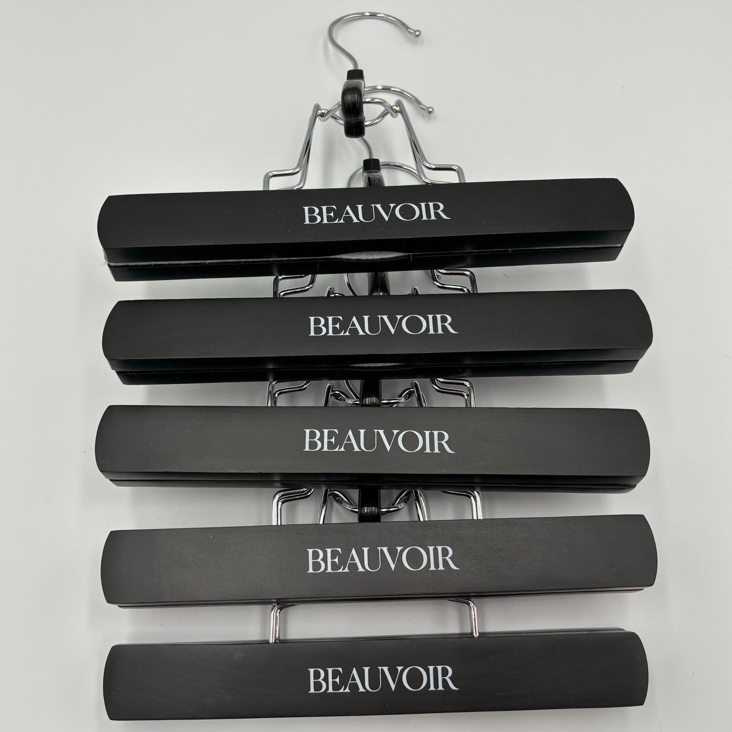 Beauvoir Black Hangers — 5 Pack