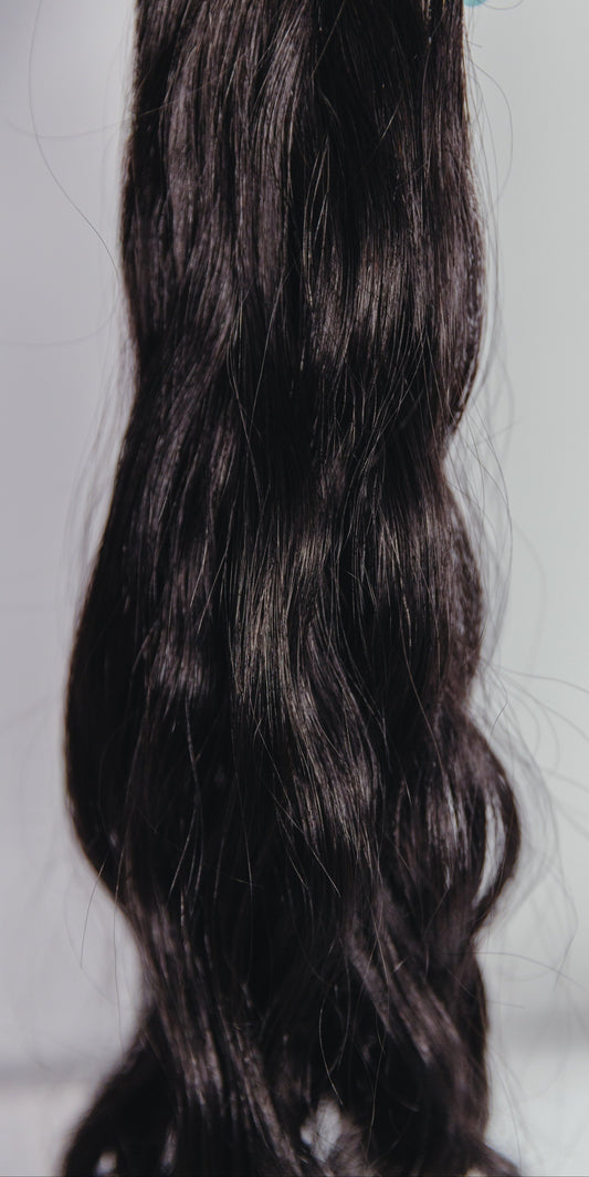 Butterfly Wave Texture Weft 24" 75g - #1B Midnight