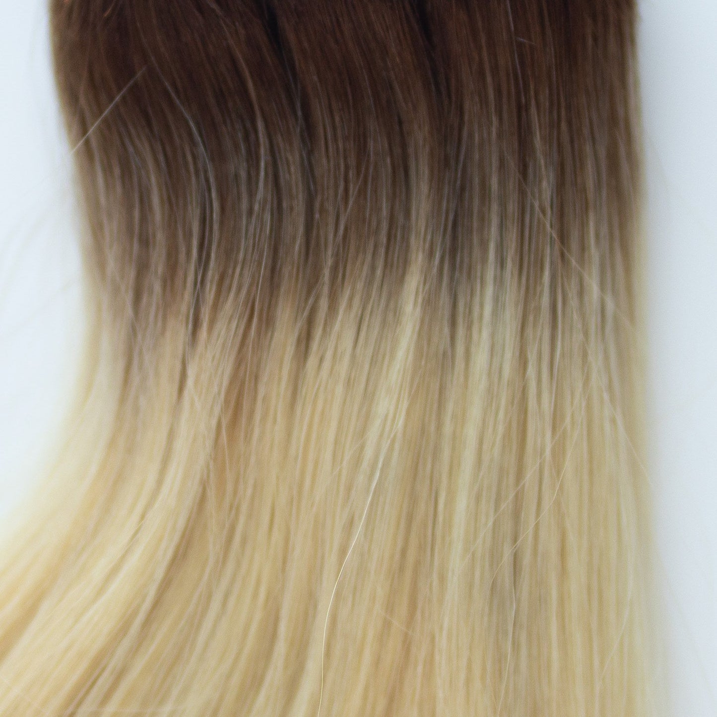 Genius (Micro) Weft 16" 60g Pro Blend Hair Extensions - #T3/60 Cocoa Rooted Blonde (aka Rooted Walnut Brown/Ash Blonde)