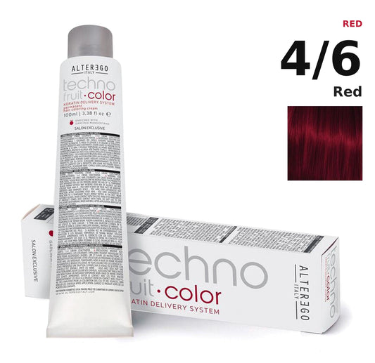 Alter Ego Italy Technofruit Color 4/6 Red hair color