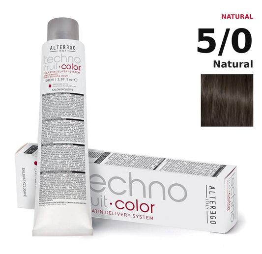 Alter Ego Italy Technofruit Color 5/0 Natural hair color