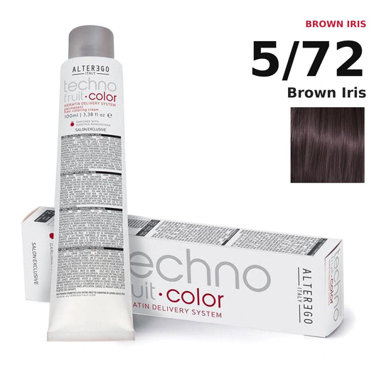 Alter Ego Italy Technofruit Color 5/72 Brown Iris hair color