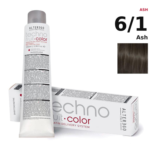 Alter Ego Italy Technofruit Color 6/1 Ash hair color