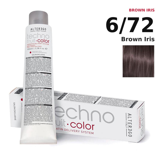 Alter Ego Italy Technofruit Color 6/72 Brown Iris hair color