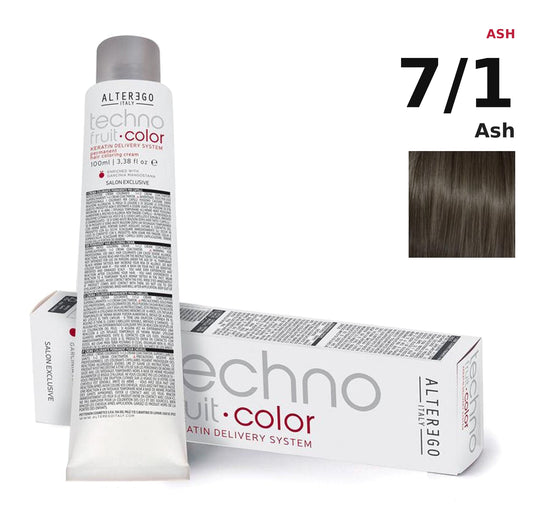 Alter Ego Italy Technofruit Color 7/1 Ash hair color