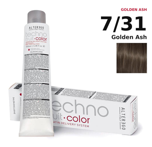 Alter Ego Italy Technofruit Color 7/31 Golden Ash hair color