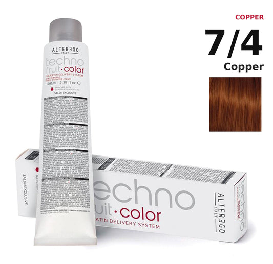 Alter Ego Italy Technofruit Color 7/4 Copper hair color