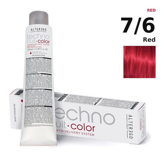 Alter Ego Italy Technofruit Color 7/6 Red hair color
