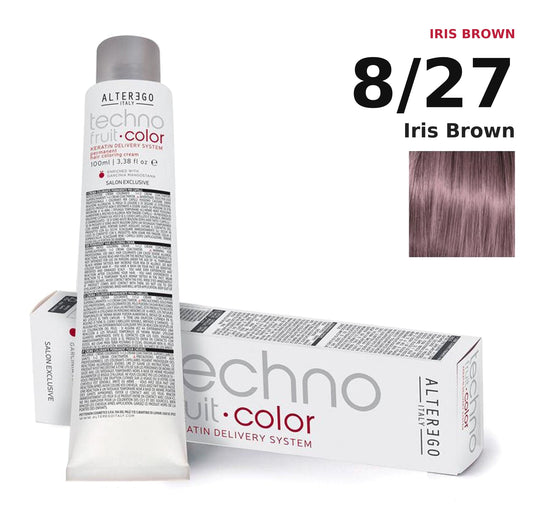 Alter Ego Italy Technofruit Color 8/27 Iris Brown hair color