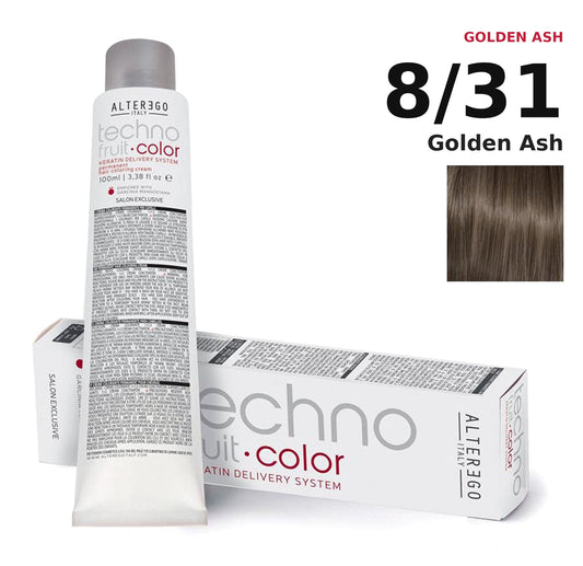 Alter Ego Italy Technofruit Color 8/31 Golden Ash hair color