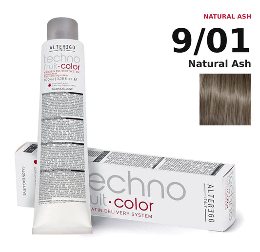 Alter Ego Italy Technofruit Color 9/01 Natural Ash hair color