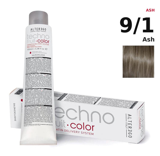 Alter Ego Italy Technofruit Color 9/1 Ash hair color