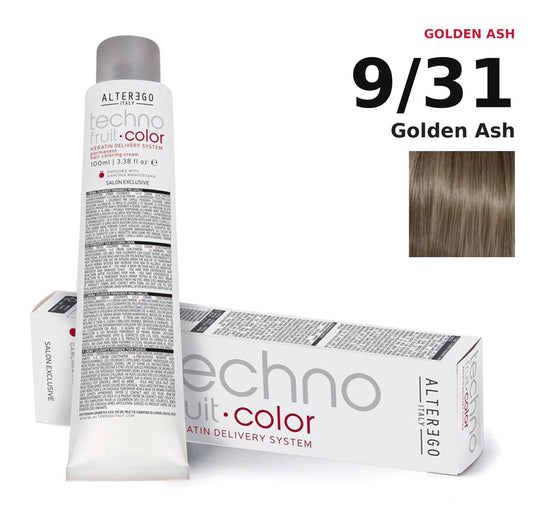 Alter Ego Italy Technofruit Color 9/31 Golden Ash hair color