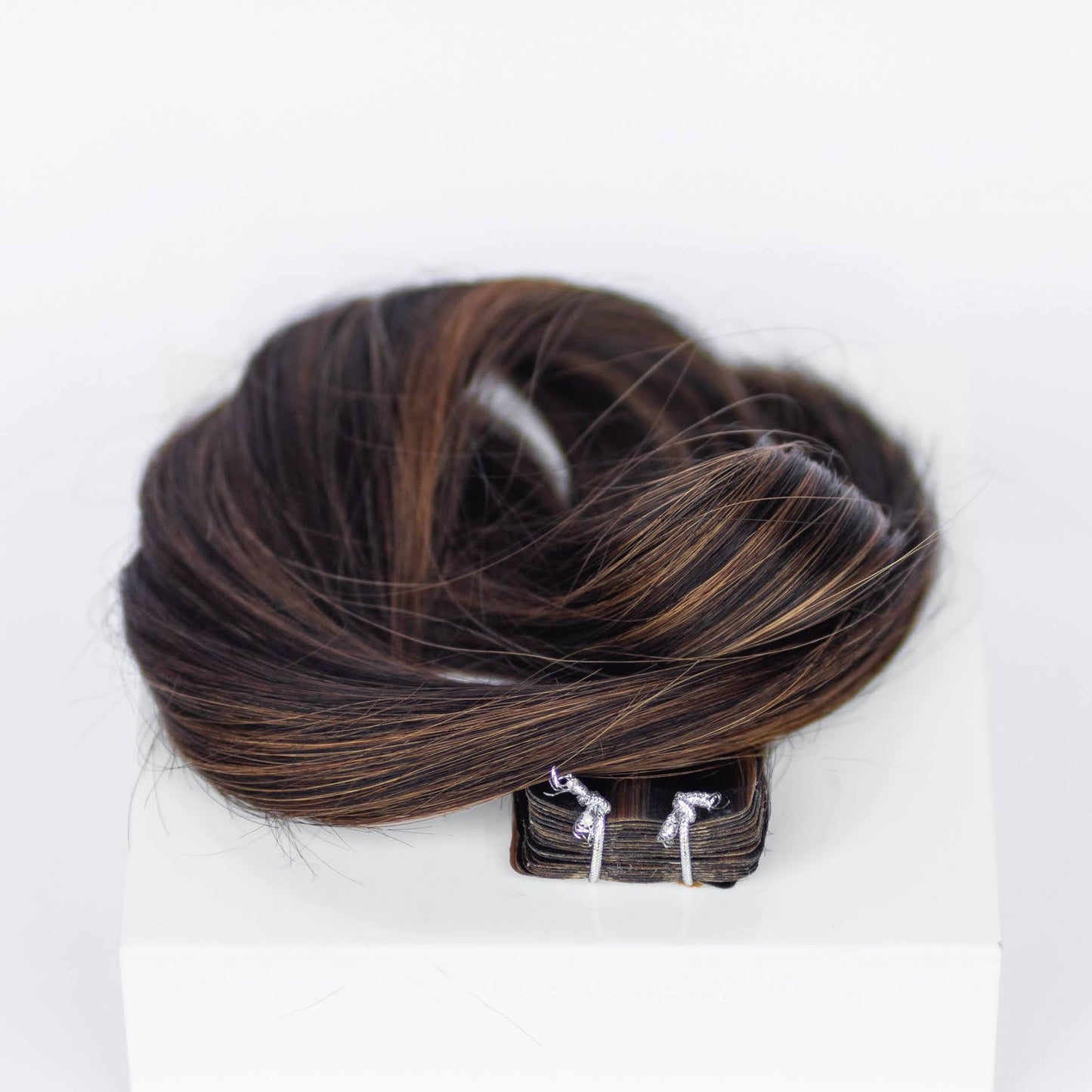 Tape-In 22" 50g Single Donor Virgin - #1B/2/6 Dark Chocolate Caramel (aka Piano Key Chocolate Drip)