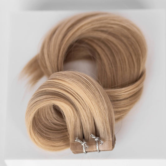 Tape-In 18" 50g Single Donor Virgin - #17 Chardonnay Blonde (aka Dirty Ash Blonde)